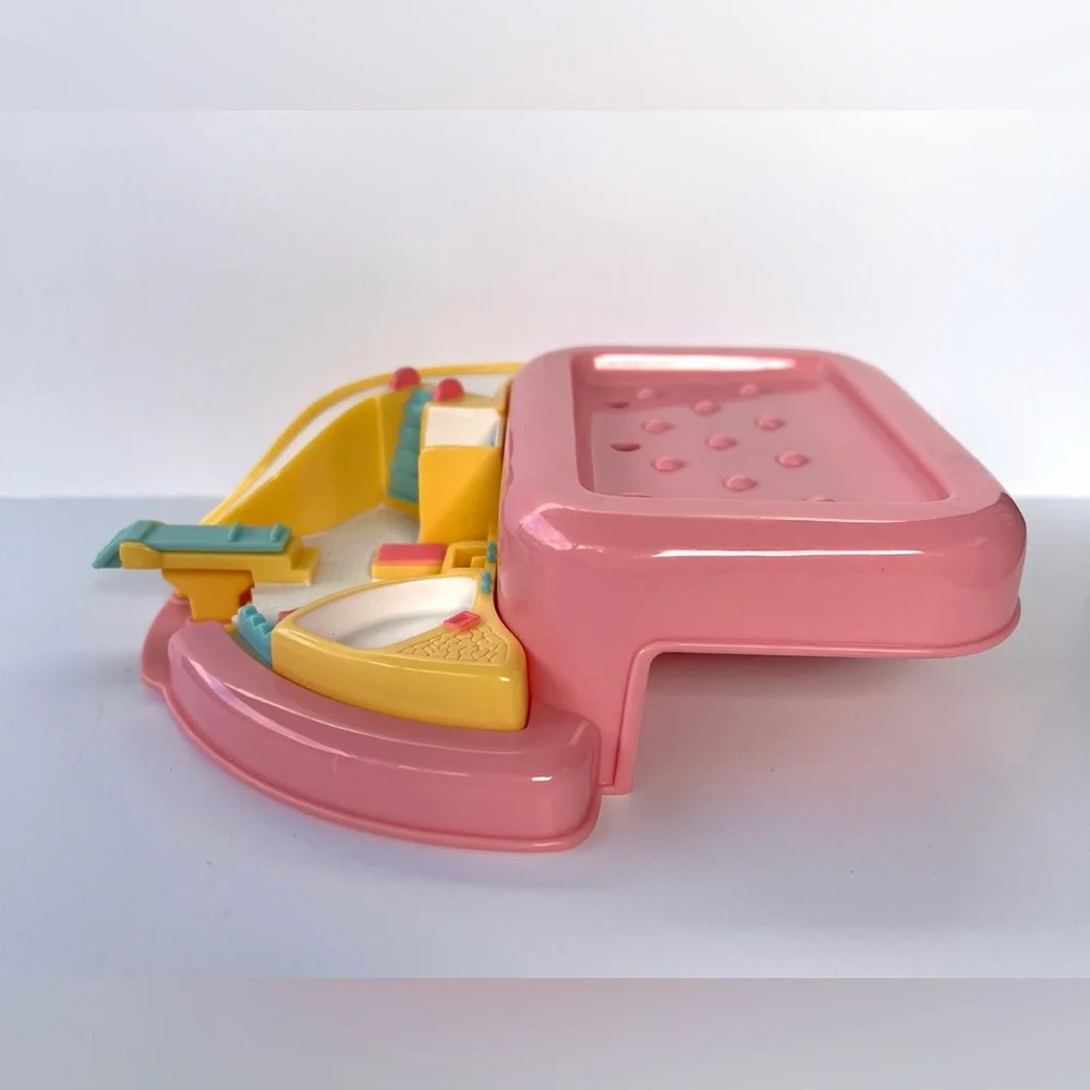 1990 Polly Pocket Bath Time Soap Dish - complete - Picture 5 of 8
